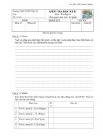 Đề ktra HK2 Tin học 8