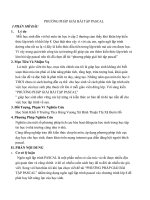 PHƯƠNG PHÁP GIẢI bài tập PASCAL