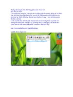 hướng dẫn chuyển đổi phông chữ