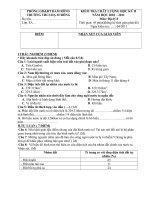 Đề Kiểm tra học kỳ 2 môn Địa 8