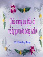 Bài giảng điện tử tham khảo thao giảng, thi GV anh 6 Unit 10 Staying healthy (38)