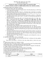 Đánh giá công tác T11 của TCM