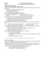 ĐỀ THI KH II CD 8 CÓ ĐÁP ÁN, MA TRẬN