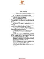 bài tập môn vận tải và giao nhận FTU có đáp án