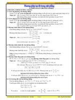 Phương pháp tọa độ trong mặt phẳng ôn thi ĐH 2015