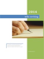 ielts writing  sách hướng dẫn tự học ielts writing đơn giản, hiệu quả.