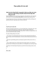 Thực phẩm tốt cho mắt