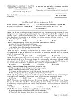 THI THỬ ĐẠI HỌC LẦN 2 2011 (PHAN CHÂU TRINH ĐÀ NẴNG)