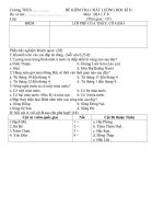 ĐỀ ĐỊA 8 HỌC KÌ II (CÓ ĐÁP ÁN )