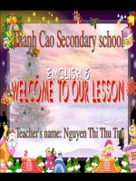 Bài giảng điện tử tham khảo thao giảng, thi GV anh 6 Unit 10 Staying healthy (42)