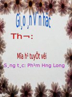Tho: Mua ha tuyet voi