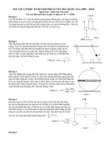 BÀI tập cơ học DÀNH CHO đội TUYỂN HSG QUỐC GIA (2009 – 2010)