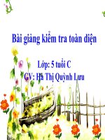 Phát triển tình cảm xã hội: Hát+VĐ