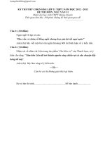 TỔNG hợp để THI THỬ CHỌN HSG lớp 11 THPT các môn học năm học 2012