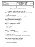 ĐỀ KT CUỐI HKII MÔN KHOA HỌC 4