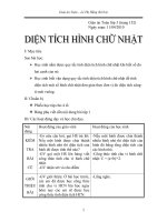 dien tich hình chu nhat