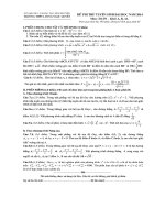 ĐỀ THI THỬ - 2014 - MÔN TOÁN - KHỐI A, A1, B - TRƯỜNG THPT LƯƠNG NGỌC QUYẾN - THÁI NGUYÊN