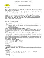 Đề Kiểm tra Ngữ văn 7 - Kỳ II