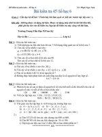 Bai Kiem Tra So Hoc Lop 6.2 -De so 1