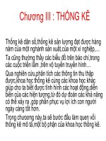 THU THẬP SỐ LIỆU THỐNG KÊ