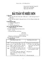 bai toan ve nhieu hơn