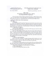 Số: 25/KL-PGDĐT ngày 18/4/2011 Kết luận v/v kiểm tra công tác TV - TB