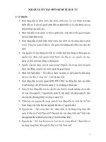 Nội dung ôn tập kinh tế đầu tư