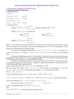 phuong trình chưa căm thức (LTDH)