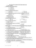 Đề cương Công nghệ 6 - 2010-2011