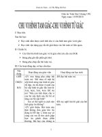 chu vi hình tam giac, chu vi hinh tu giac