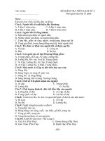 ĐÈ TRẮC NGHIỆM SỬ 6.7.8.9