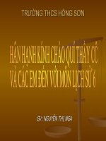 Bài 9 ĐỜI SỐNG NGƯỜI NGUYÊN THỦY TRÊN ĐẤT NƯỚC TA