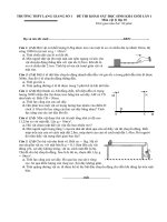 đề thi khảo sát học sinh khá giỏi môn vật lý lớp 10 thpt lạng giangbắc giang