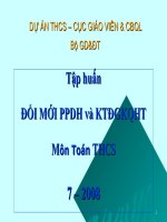 ĐỔI MỚI PPDH VÀ ĐGKQ HỌC TẬP