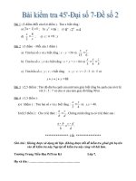 Bai Kiem Tra Dai SO Lop 7-De so 2