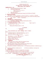 KẾ HOẠCH ÔN TẬP KỲ II ANH 10