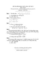 ĐỀ & ĐÁP ÁN KĐCL MÔN TOÁN 8.10-11