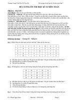 De Cuong On Tap Mon Toan 7-HK II