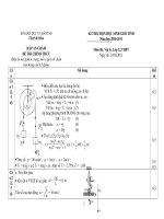 Đáp án thi HSG Thanh Hóa 2011