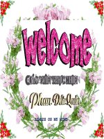 Bài giảng điện tử tham khảo thao giảng, thi GV anh 6 Unit 10 Staying healthy (36)