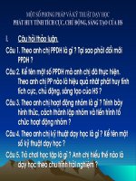 MỘT SỐ PP VÀ KĨ THUẬT DẠY HỌC