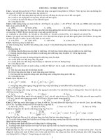 ĐỀ CƯƠNG ÔN TẬP HK2 LÍ 10 NC