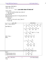 ga tự chọn 6 tuần 23