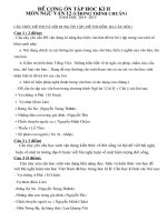 Đề cương ôn thi đại học 2015