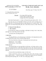 Hướng dẫn ôn tập và kiểm tra học kỳ 2 năm học 2010 2011