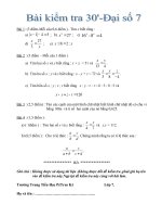 Bai Kiem Tra Dai SO Lop 7-De so 1