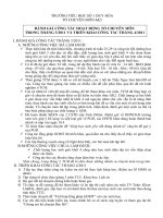 Đánh giá công tác T3 của TCM