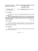 Đề&HDC HSG lớp 6,7, 8 môn Ngữ văn, năm học 2007-2008