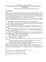 Đề thi chuyên hùng vương phú thọ