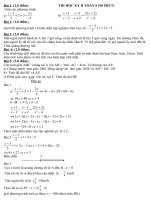 Đề thi Toán 8 học kì II